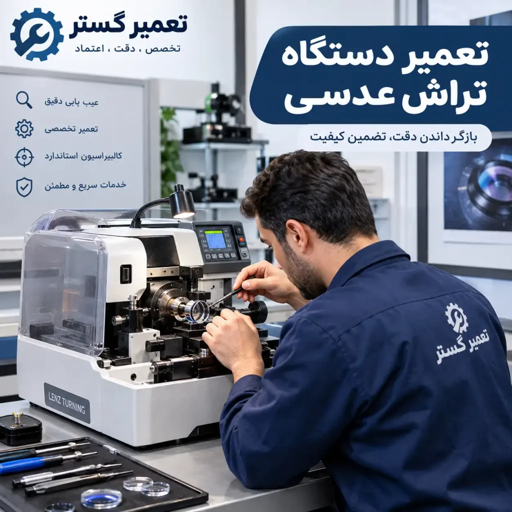تعمیر دستگاه تراش عدسی