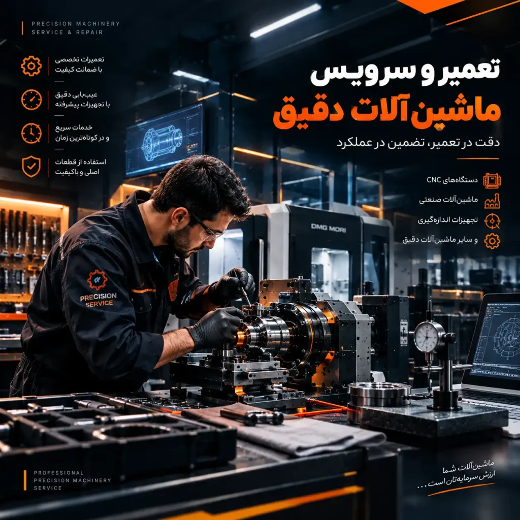 تعمیر و سرویس ماشین آلات دقیق